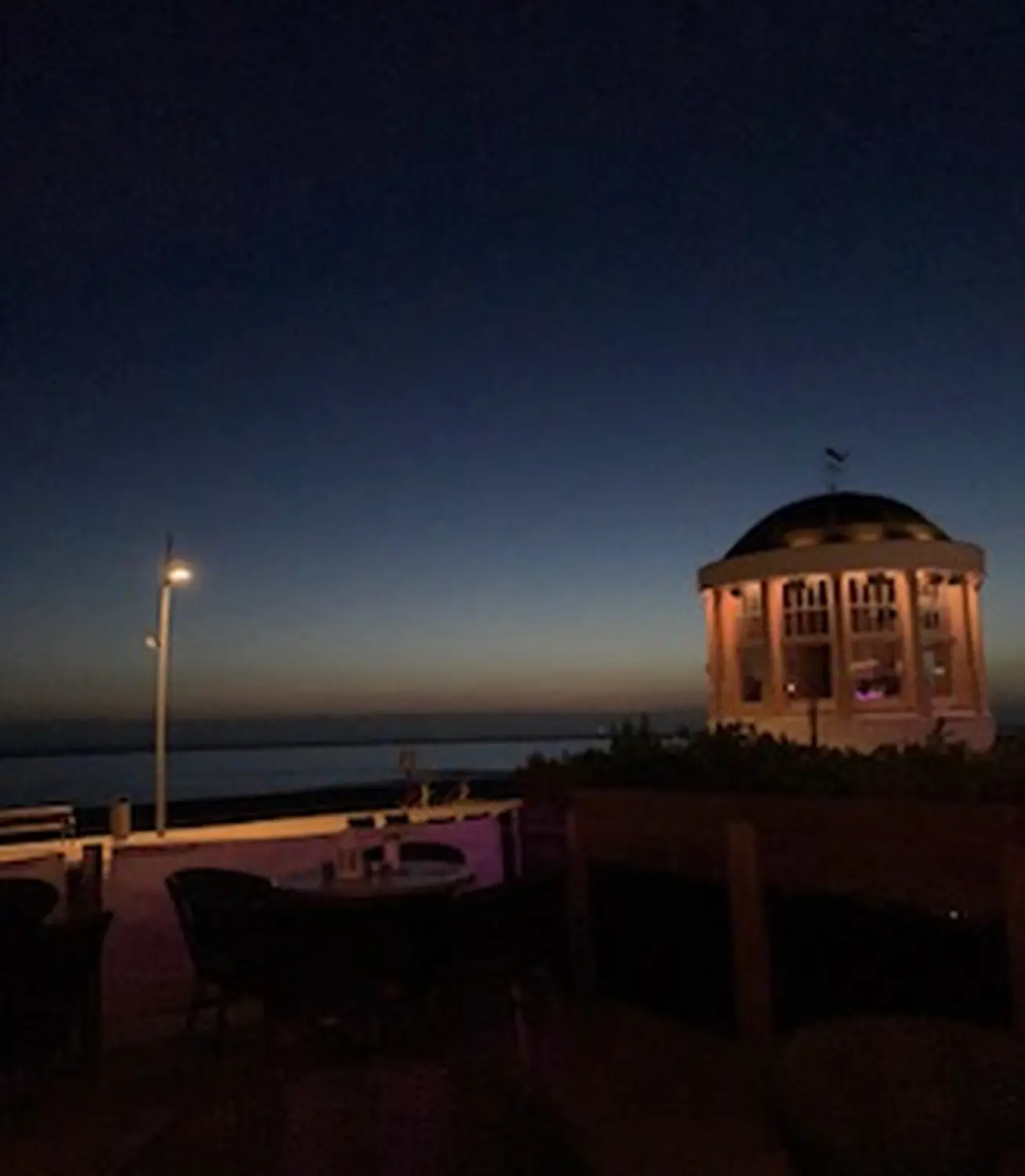 Sonnenuntergang bei Pension Janssen 