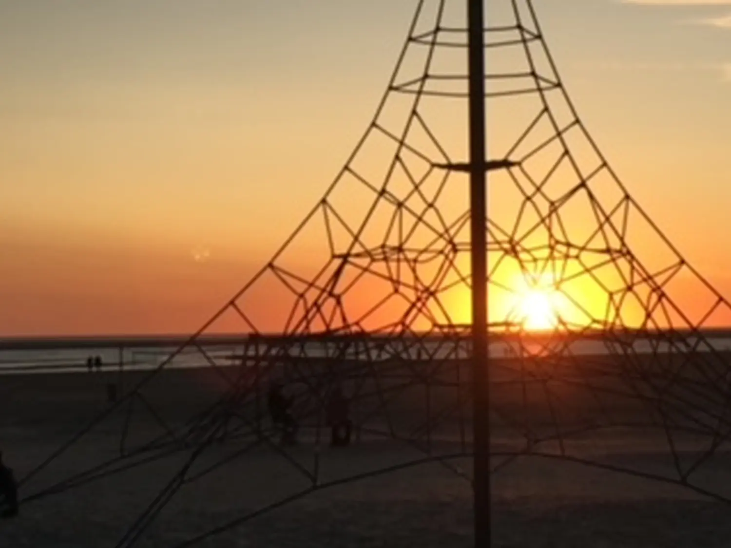 Sonnenuntergang bei Pension Janssen 