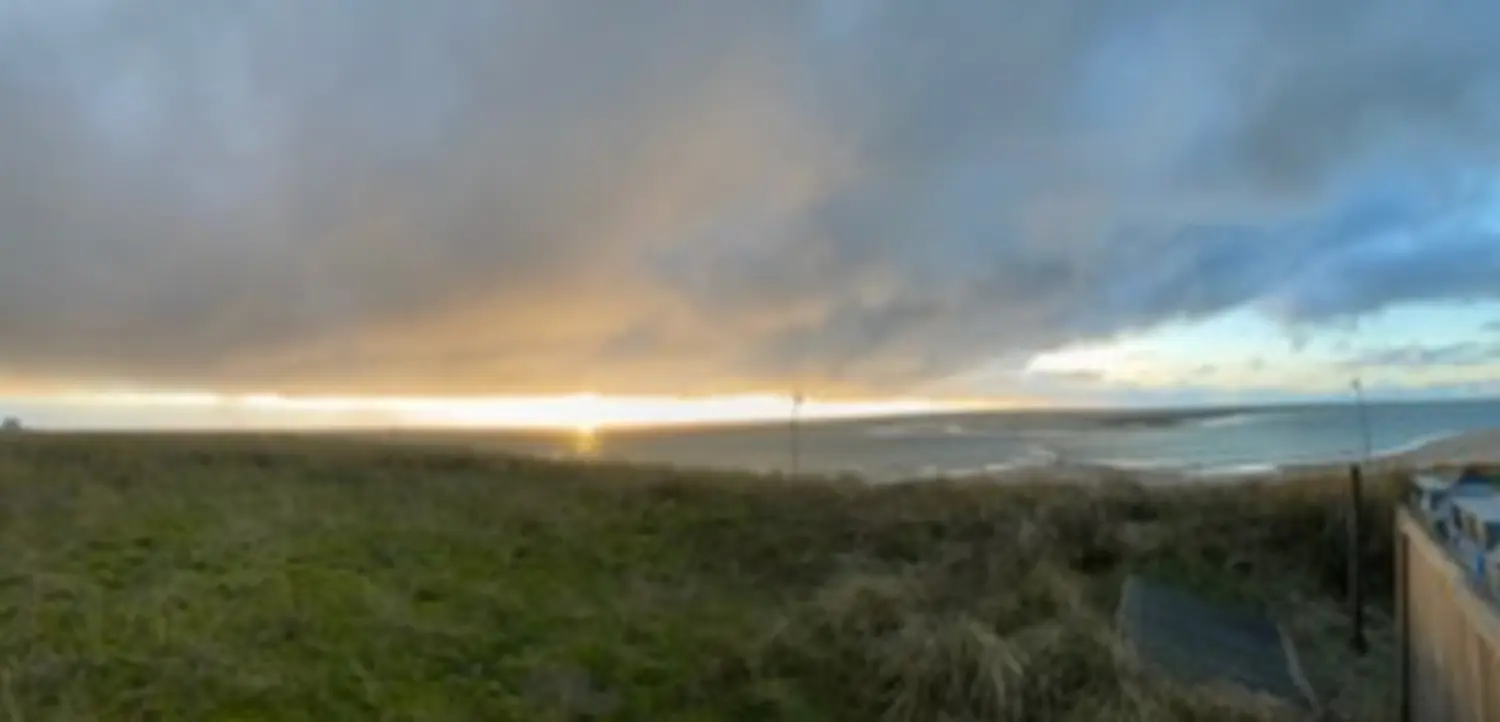 Sonnenuntergang bei Pension Janssen 